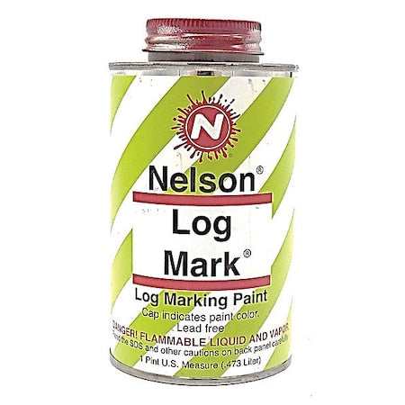 Log Marking Paint, 1 pt., Red, Water -Based