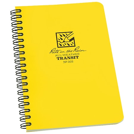 All Weather Notebook, Transit, 4-5/8x7 in.