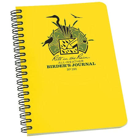Field Book, Birder, 4-5/8 x 7In.