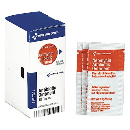 Topical Antibiotic Ointment, Neomycin Sulfate, Smarttab EZ Refill Box, .03 oz Size, 10 PK