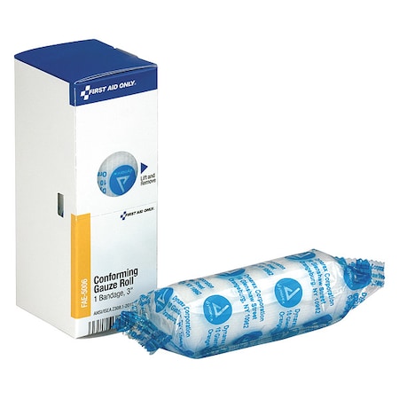 First Aid Kit Refill, 3" Conforming Gauze Roll, 1 Per Box