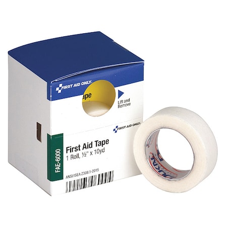 First Aid Kit Refill, 1/2"X10 Yd. First Aid Tape, 1 Per Box