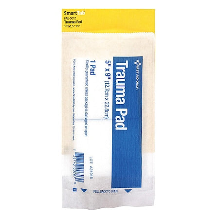 First Aid Kit Refill, 5"X 9" Trauma Pad, 1 Per Bag