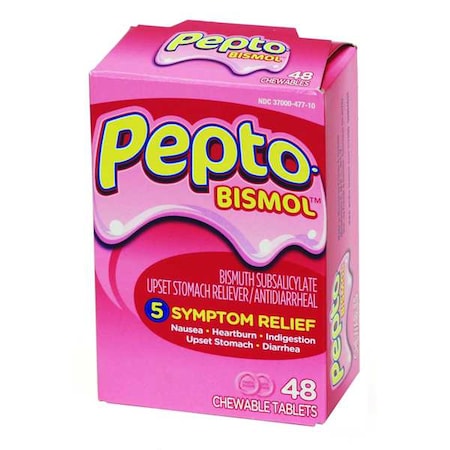 Pepto-Bismol, Chewable Tablet, 262mg, PK48
