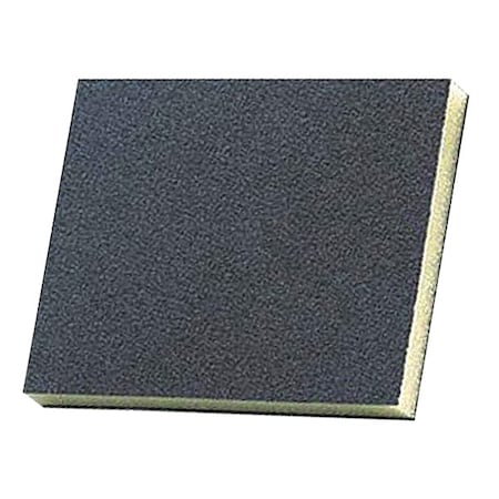 Sanding Sponge, Fine, 4-3/4x3-3/4x1/2 In