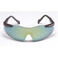 Magnum 3G, Safety Glasses, Anti-Scratch, Amber Mirror Lens, Black Frame, Frameless