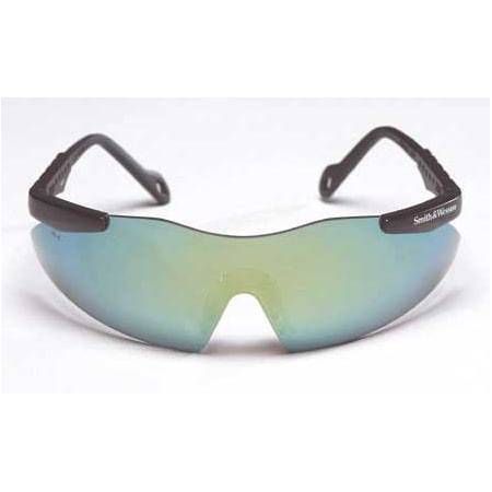Magnum 3G, Safety Glasses, Anti-Scratch, Amber Mirror Lens, Black Frame, Frameless