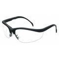 Klondike (KD1), Safety Glasses, Anti-Fog, Clear Lens, Black Frame, Half Frame