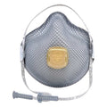 Disposable Respirator, R95, Nuisance Acid Gases w/Ventex Valve, HandyStrap, Molded, M, PK 10
