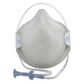 Disposable Respirator, N95, Dura-Mesh Shell, Non-Adj. Handy Strap, Molded Nose Bridge, M, PK 15