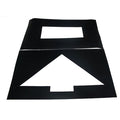 Parking Lot Symbol, Symbol, Straight Arrow, 20 in Character Height, Not Applicable Font, Plastic