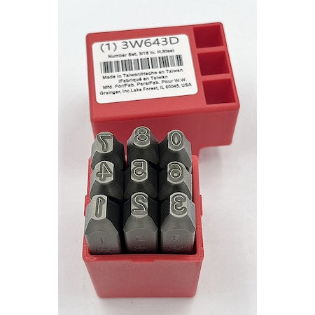Hand Stamp Kit, Number Set