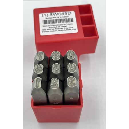 Hand Stamp Kit, Number Set