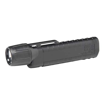 Handheld Flashlight, Led Black Industrial Handheld Flashlight, 77 lm