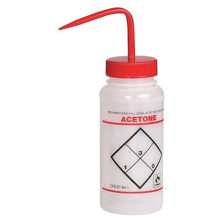 Clear, Wash Bottle 500 mL, PK3