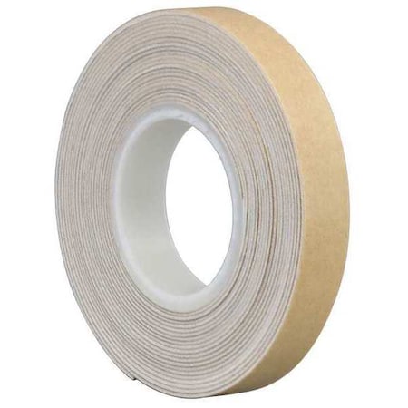 Double-Sided Foam Tape, 3/4 in W, 5 yd L, 1/32 in, Polyethylene Foam, Double-Sided