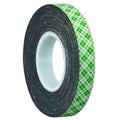 Double-Sided Foam Tape, 1/2 in W, 5 yd L, 1/32 in, Polyurethane Foam, Double-Sided