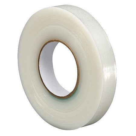 Film Tape, 1 in W x 1,000 ft L, 3 mil Thick, Transparent, Acrylic Adhesive