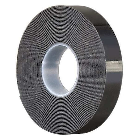 Double-Sided Foam Tape, 1 in W, 5 yd L, 1/32 in, Polyester Foam, Double-Sided