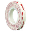 Foam Tape, White, 5 yd L, 1/2 in W