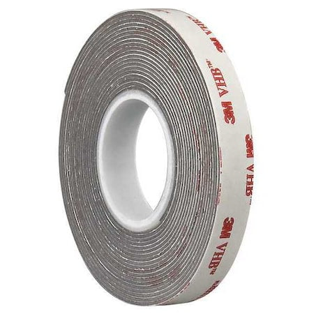 Foam Tape, Gray, 5 yd L, 2 in W