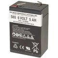 Battery, 6V, 168hr, 1 5/8in, Cap and Base