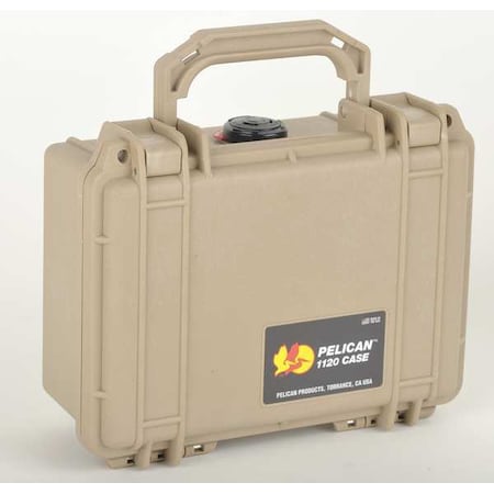 Desert Tan Protective Case, 8.41"L x 6.76"W x 3.87"D