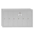 Mailbox, Aluminum, Powder Coated, 6 Doors, Surface, -