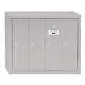 Mailbox, Aluminum, Powder Coated, 4 Doors, Surface, -