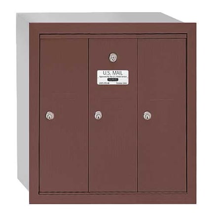 Mailbox, 25 lb, Recessed, -