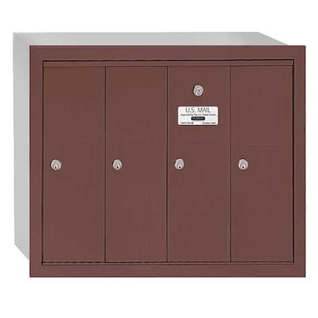 Mailbox, 30 lb, Recessed, -