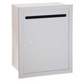 Letter Box, Aluminum, Powder Coated, 1 Doors, Recessed, -