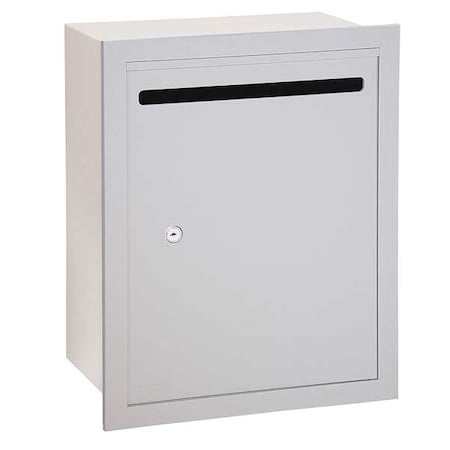 Letter Box, Aluminum, Powder Coated, 1 Doors, Recessed, -
