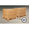 Floor Marking Tape, vinyl, Solid, Blue, 2 in W., 55 mil Thickness, 100 PK