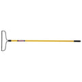 16 in Steel Bow Rake, 15 Tines, 60 in L Fiberglass Handle
