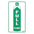 Cylinder Label, Information, Vinyl, 7 in H x 5 in W, Rectangle
