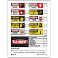 Rectangle Secondary Label, Multicolor, Pk100