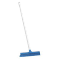 16 in Sweep Face Push Broom, Soft, Synthetic, Blue