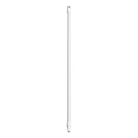 53" Hazmat Handle, 1 1/4 in Dia, White, Fiberglass