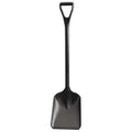No. 3 Safety Square Point Shovel, Plastic Blade, 30 in L, Black Polypropylene Handle