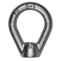 Oval Eye Nut, 5/8"-11 Thread Size, 3/4 in Thread Lg, 316 Stainless Steel, Plain