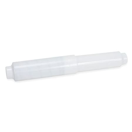 Toilet Paper Roll Spindle, Plastic, White