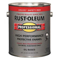 Interior/Exterior Paint, Glossy, Oil Base, Safety Red, 1 gal