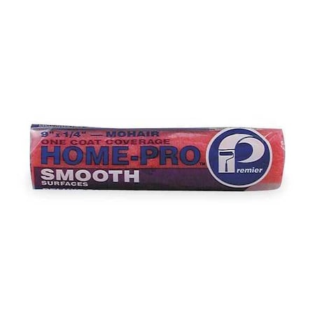 9" Paint Roller Cover, 1/4" Nap, Mohair