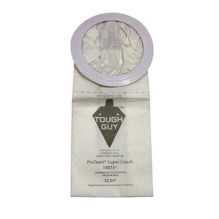 Vacuum Bag, 2-ply, Paper Bag, 10 PK