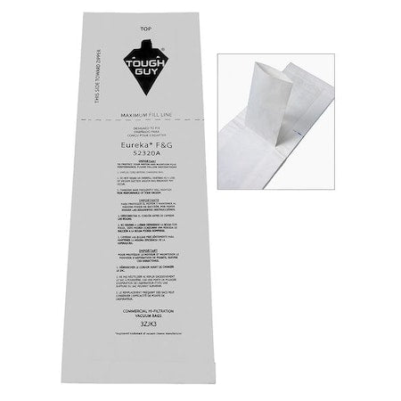 Vacuum Bag, 1-Ply, Paper Bag, 10 PK