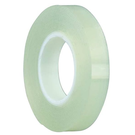 Double-Sided Foam Tape, 1/2 in W, 4 yd L, 1/32 in, Polyethylene Foam, Double-Sided