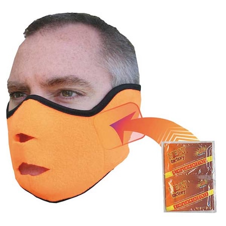 Face Mask, Orange, Universal