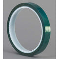 Film Tape, 1/4 in W x 18 yd L, 2 mil Thick, Green, Silicone Adhesive