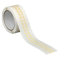 Painter's Tape, 1/2 in W x 1/2 in L, 7.5 mil Thick, Tan, Rubber Adhesive, 2500 PK